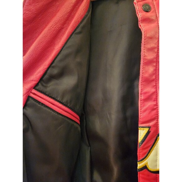 Dale Earnhardt Jr Nascar Budweiser Leather Jacket Size Medium - Picture 8 of 11